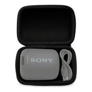 Sony SRS-XB100 Wireless Bluetooth Portable Speaker (Gray) with Case Bundle