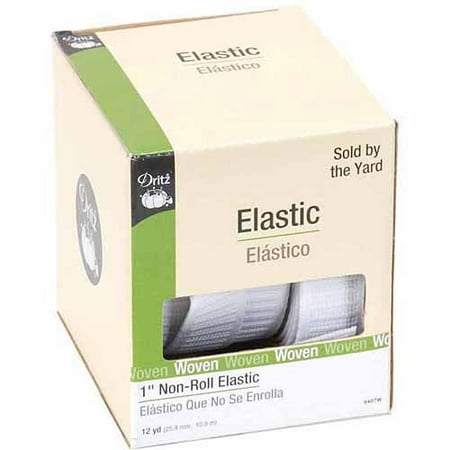 3 Inch Elastic - Dritz Non-Roll Elastic, 1