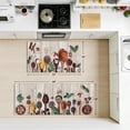 thumbnail image 2 of Findosom Kichen Rug Set of 2,Non Slip Machine Washable Kitchen Runner Rug for Floor,Spices Farmhouse Kitchen Rugs Absorbent for Sink,Hallway,Office,Kitchen Decor,White 19"x32"+19"x48", 2 of 7