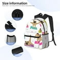 thumbnail image 5 of Daiia Yoga Dogs Poses School Backpack for Men Women, Unisex Large Waterproof Bookbag Schoolbag Casual Daypack for High School/College/Teens/Travel/Work Black, 5 of 8
