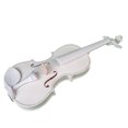 thumbnail image 4 of Violín Acústico 4/4 Blanco con Resina para Principiantes Sunnimix, 4 of 8