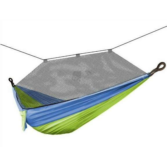 Bliss Hammocks BH-406XL-N-FG To-Go Hammock in a Bag w/ Mosquito Net Blue/Green