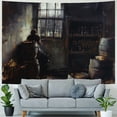 thumbnail image 4 of Orinice Barrels Window Person Tapestry Wall Hanging Unique Style Graphic Tapestries Home Decor 40x30inch, 4 of 6