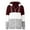Wine B, variant on Jackets for Women Winter Warm Fleece Fuzzy Faux Coat Oversized Patchwork Print Open Front Cardigan Casual Shearling Zipper Classic-Fit Soft Fuzzy Jackets Thick Sherpa Fleece Jackets Outerwear