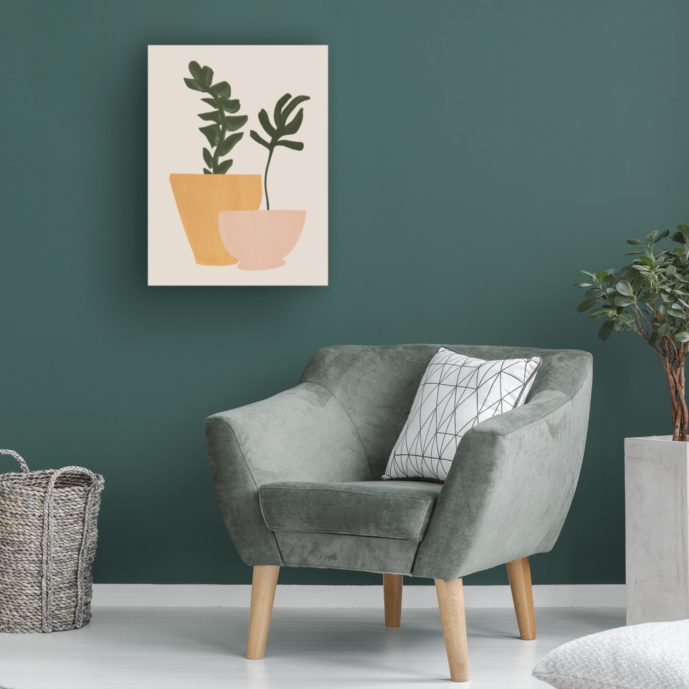 Trademark Fine Art Dan Hobday  Planted Canvas Wall Art