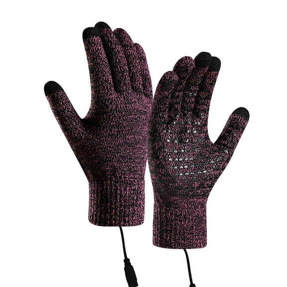 TELOLY USB Heated Gloves for Men Women, Arthritis Hands Warm Waterproof Thick Gloves for Outdoor Working Cycling Skiing Hunting Driving