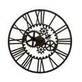 thumbnail image 5 of DecMode 32" Black Metal Gear Wall Clock, 5 of 7