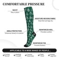thumbnail image 3 of Lsque Christmas Trees Pattern Sport Compression Socks for Men & Women 15-20 mmHg Knee High Nurse Pregnant Running Medical and Travel Athletic, 3 of 6