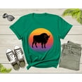 thumbnail image 5 of Cool Bull Cattle Animal Silhouette Farm Animal at Sunset T-Shirt Bull Shirt for Men Women Kids Boys Girls Teens Graphic Animal Gift Tshirt, 5 of 7