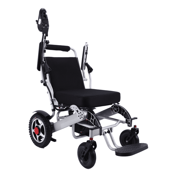 Fold and Travel Remote Control Electric Wheelchair Wide Seat Foldable