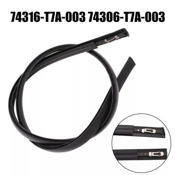 1 Pair Black Roof Trim Molding Kit Fit For Honda Hrv 2016-2021 74306-T7A-003