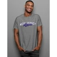 thumbnail image 2 of Retro College New Jersey  T-Shirt Men -Image by Shutterstock, Male Large, 2 of 4