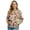 Brown-Dachshund Floral, variant on DISNIMO Dachshund Floral Printed Jackets for Women Long Sleeve Sweatshirts Zip Up Outwear Coat for Fall Winter, S