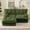 color2, variant on NESTIA 77" Modern Loveseat with Lattice Cushion, Chenille, Green