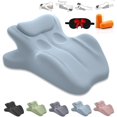 thumbnail image 1 of 2026 new Pillow, Sweet Surrender Couples Pillow, 27° Angle Perfect Position Couples Pillow, Rebound Couple Pillows, for All Posture (Blue), 1 of 10