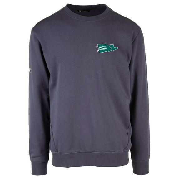 Men's Levelwear Navy Seattle Mariners Zane Rafters Pullover Sweatshirt