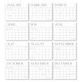 thumbnail image 2 of Calendario magnético para nevera Sweetzer & Orange 20 x 25 cm, 18 meses, 2 of 9