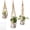 Linen, variant on 3-Pack Macrame Plant Hanger Indoor - Hanging Planter Basket for Indoor Outdoor - Decorative Boho Plant Holders Set with Beads - Ceiling Flower Pot Holder with 6 Hooks - 35"/30"/24" Gray