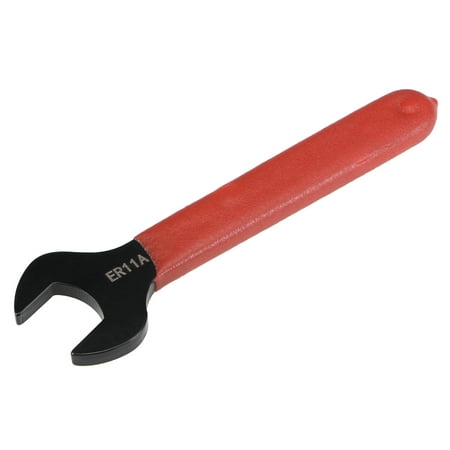 

Collet Chuck Wrench Spanner for ER11A Lathe Clamping Nut w Red Non-slip Handle