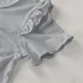thumbnail image 5 of CHEEREAM Nightgown Dress For Girls Pleated Summer Short Sleeve Ruffle Hem Swing Mini Dresses for Kids Bowtie Decorated Daily Wear, 5 of 8