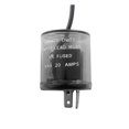 thumbnail image 3 of AMFRNE - Intermitente LED de 2 pines compatible con señal de giro y advertencia de peligro, intermitente hiperflash de 2 clavijas, resistente, 12 V, relé intermitente LED con cable de tierra, intermit, 3 of 4