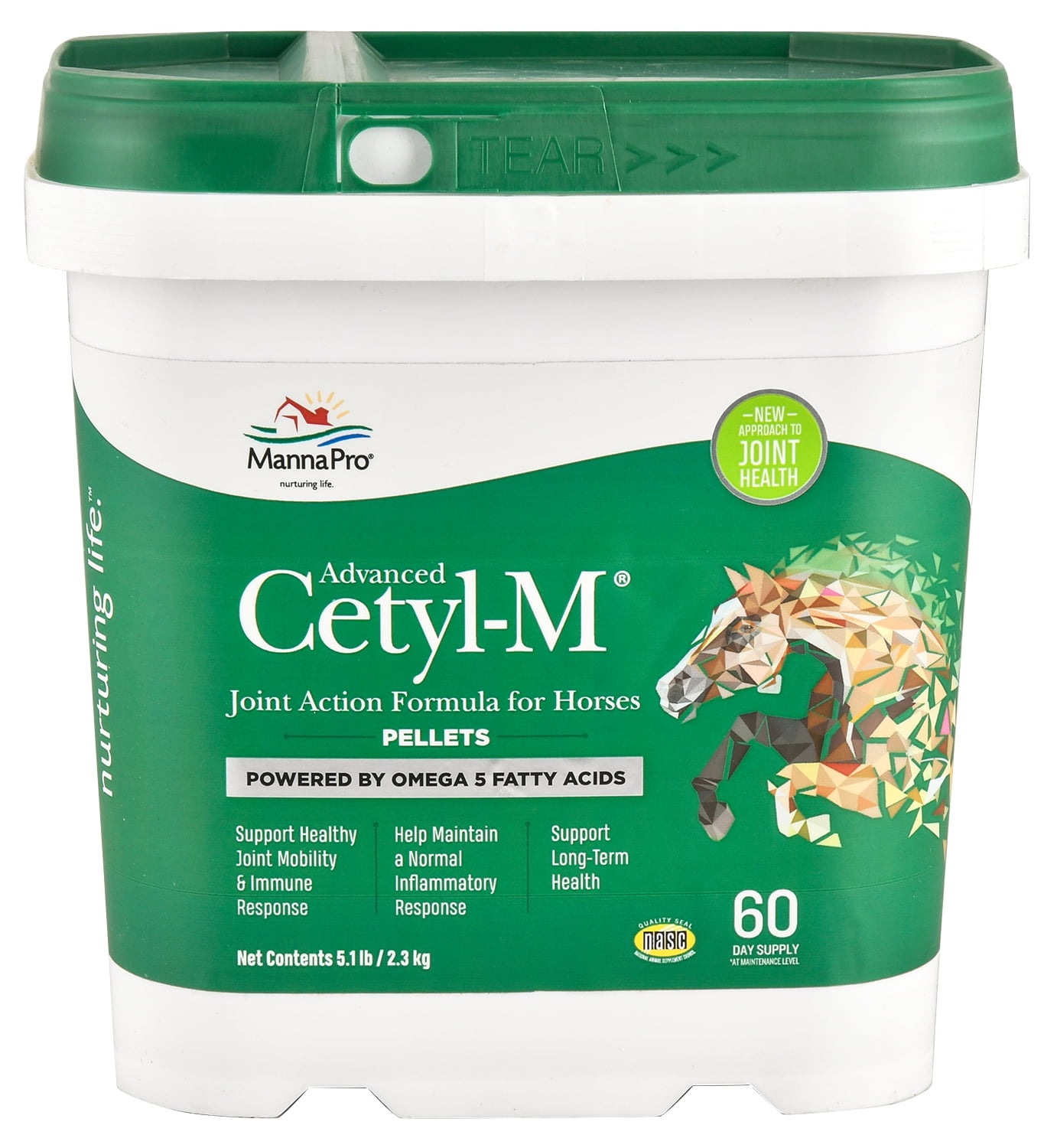 Advanced Cetyl M Pellets for Horses, 5.1 lb - Walmart.com - Walmart.com