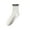 White, variant on Fuzzy Leg Warmers Yoga Socks Compression Running Socks for Women Socks Women Mens Running Soccer Socks Black A