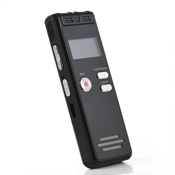 yeacher Compact 8GB Noise-Canceling Voice Recorder with TF Card Support, Ideal for Students, Business Meetings, and Lectures, Black Design, Built-in Battery, Easy-to-Use LCD Screen