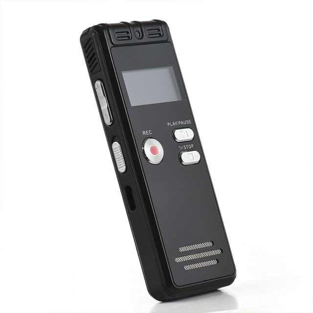 Digital Voice Recorder Noise Reduction Voice-Activated Audio Recorder with Playback Small Voice Recorder for Interviews/Meeting/Lecture