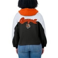thumbnail image 5 of Women's WEAR by Erin Andrews Black Cincinnati Bengals Plus Size Color Block Full-Zip Hoodie, 5 of 5