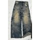 thumbnail image 2 of Pantalones vaqueros holgados de carga a rayas retro de calle Y2K de primavera y otoño de 2024, pantalones góticos de cintura alta Harajuku para hombres y mujeres, 2 of 5