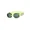 Lime/Grey - Tinted Smoke Lens, variant on Predator Junior Goggles Blue/Lime - Clear Lens