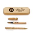 thumbnail image 1 of Thanh 39's Personalized Maple Wood Case and Two Pens for Graduate, 1 of 4