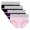Pink, variant on Gpaecead Women's Period Underwear, High Waisted Cotton Panties LeakProof Menstrual Comfortable Underwear 4pc 2XL Black