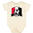 thumbnail image 3 of Inktastic Soccer Egypt Flag Banner Boys or Girls Baby Bodysuit, 3 of 5