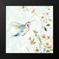 thumbnail image 2 of Robinson, Carol 15x15 Black Modern Framed Museum Art Print Titled - Hummingbird III, 2 of 5