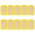 thumbnail image 2 of 10Pcs Sans Titulaire Identité 10 Couleurs Badge Jaune, 2 of 10