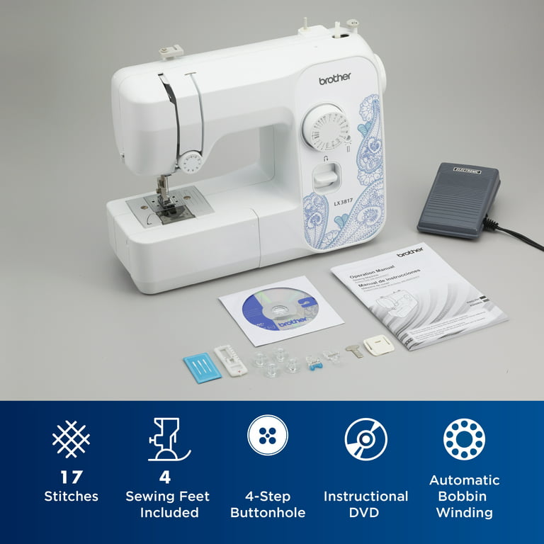 Brother LX3817 17-Stitch Portable Full Size Sewing Machine