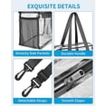 thumbnail image 4 of Clear Bag Stadium Approved, Lightweight Waterproof Roomy Clear Tote Bag, See Through Transparent Clear Bag 12x6x12, 4 of 5