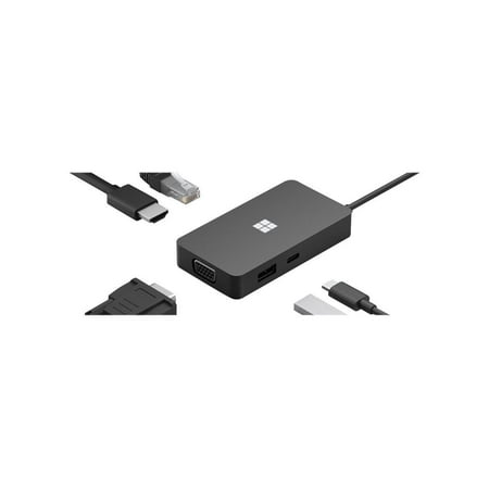 Microsoft USB-C Travel Hub - docking station - USB-C - VGA, HDMI - GigEhernet