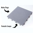 thumbnail image 7 of FlooringInc Rugged Grip-Loc Tiles, 12"x12", 25 Pack, Brick Red, 7 of 7