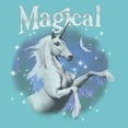 thumbnail image 2 of Girl's Lost Gods Magical Unicorn Graphic Tee Tahiti Blue Large, 2 of 4