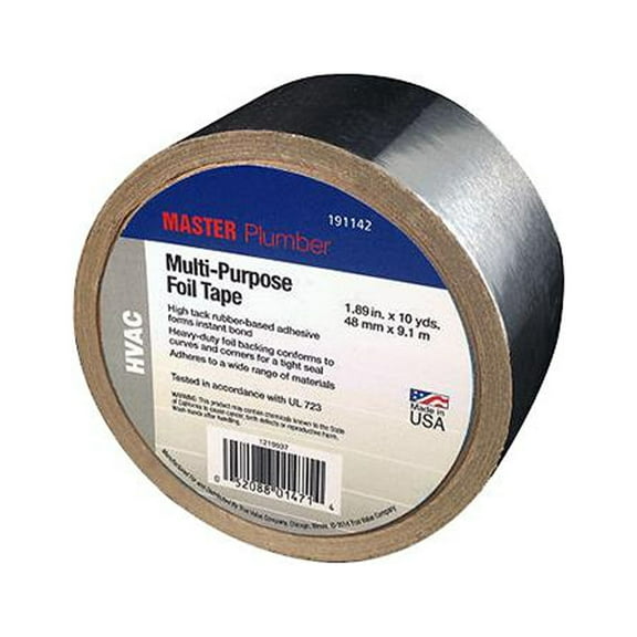 Master Plumber 1221041 Foil Tape, HVAC, Multi-purpose - Quantity 24