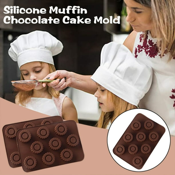 Xihbxyly Molde de Chocolate con Forma de Flor, Antiadherente, Flexible, Apto para Uso Alimentario, Sin Bpa, Apto para Horno, Refrigerador y Lavavajillas, para Bombones, Gelatina y Jabón, 14,2 X 9,7 X