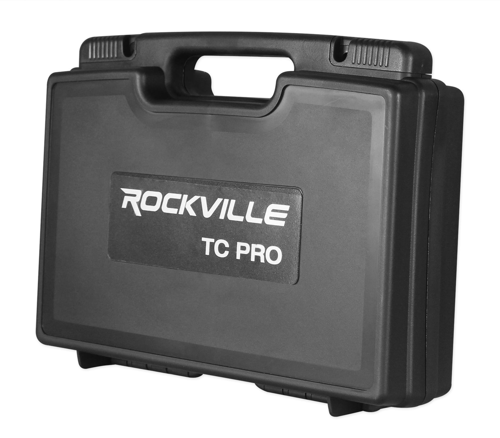 Rockville White Metal Wired Microphones Mic+Travel Case For Church Sound Systems