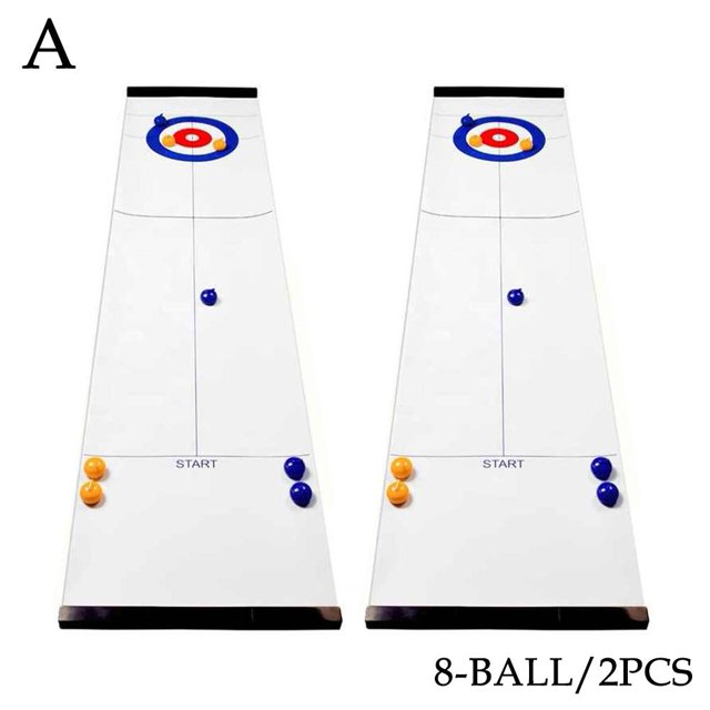 Tabletop Curling Ball Game Family And Friends Interactive Indoor Leisure Tabletop Curling Ball Toy