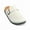 Beige, variant on Unisex Vegan Suede Clogs Leather Mules Womens Mens Cork Footbed Potato Shoes with Arch Support Memory Foam