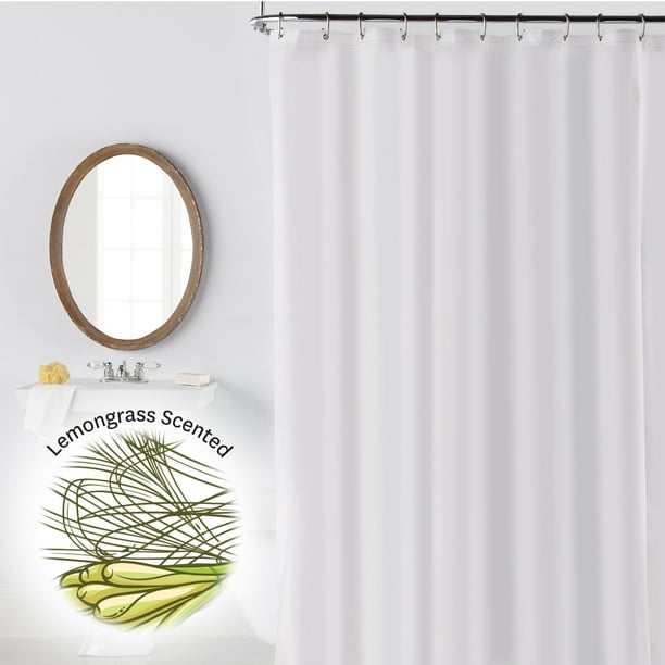 Better Homes Gardens Lemongrass Scented Shower Liner 100 Frosted Peva Heavy Thickness 70 X 72 Com Gardens Lemongrass Scented Shower Liner, Pink Growth On Shower Curtain