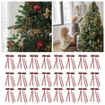 thumbnail image 3 of 24pcs Christmas Ribbon Bows for Holiday Wreaths Boxes Garlands and Festive Home Decorations, 3 of 3