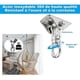 thumbnail image 4 of Percha giratoria resistente para columpio, para interiores y exteriores, con rotación de 360°, para montaje en techo, de acero inoxidable Sus 304, para hamacas, columpios, sillas, sacos de arena,, 4 of 5